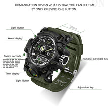 Load image into Gallery viewer, G Style Men's Military Sports LED Watch