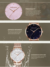 Load image into Gallery viewer, Women Watches Luxury Japan Quartz Movement Stainless Steel
