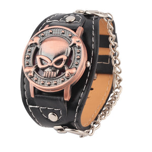 Skull Cover Quartz Watch for Unisex Watches