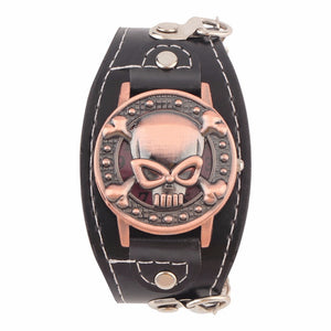 Skull Cover Quartz Watch for Unisex Watches